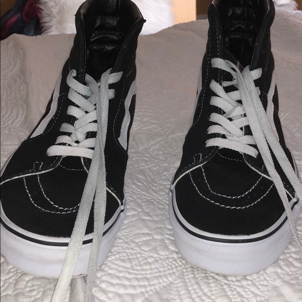 Black high top vans